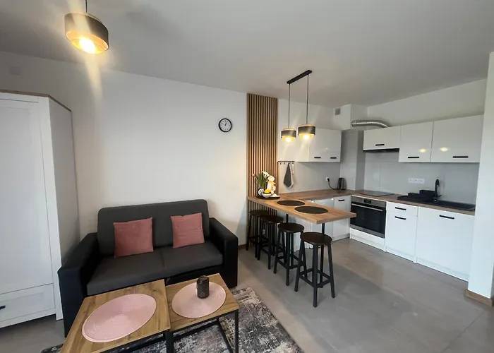 Wczasy Chmielno Apartament Pudrowy